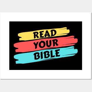 Read Your Bible | Christian Reminder Posters and Art